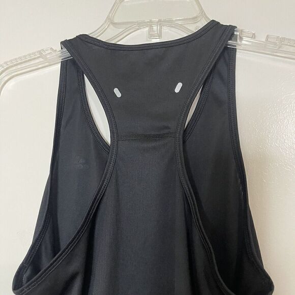 ADIDAS aeroready black racer back running tank top size small - Picture 4 of 6